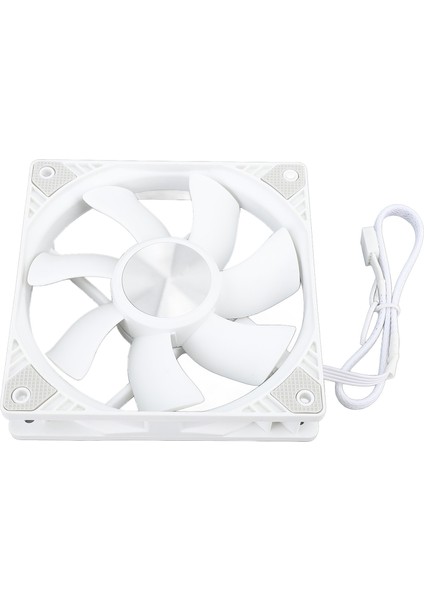 Pc Kasa Fanı 120MM Pwm Akıllı Kontrol Mfdb Rulmanlı Kasa Soğutma Fanı 4 Pin Uzatma Kablosu 12V Beyaz (Yurt Dışından) modelleri