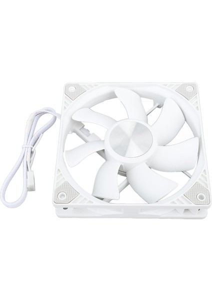 Pc Kasa Fanı 120MM Pwm Akıllı Kontrol Mfdb Rulmanlı Kasa Soğutma Fanı 4 Pin Uzatma Kablosu 12V Beyaz (Yurt Dışından) indirimleri