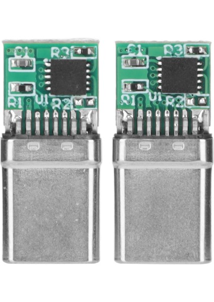 2 Adet USB C Breakout Kartı Pd Tip C 8pin 20V 3A Anma Akımı Hızlı Şarj USB C Erkek Adaptörü Tablet Dizüstü Bilgisayar Için Tip C Erkek 20V (Yurt Dışından)