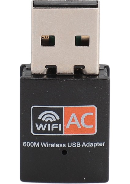 AC600 USB Wifi Adaptörü Pc Nano Desteği 802.11AC 2.4g 5g Çift Bant Kablosuz Ağ Alıcı-Verici USB Wifi Dongle Windows Için (Yurt Dışından)