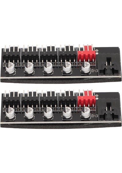 2 Adet Pwm Fan Hub 12V 4 Pin 5 Yollu Yerden Tasarruf Sağlayan Cpu Soğutma Hub Kontrol Cihazı 3 Pin ve 4 Pin Kablo ile Pc Anakart Için (Yurt Dışından) fiyatları
