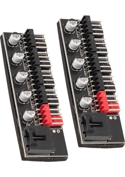2 Adet Pwm Fan Hub 12V 4 Pin 5 Yollu Yerden Tasarruf Sağlayan Cpu Soğutma Hub Kontrol Cihazı 3 Pin ve 4 Pin Kablo ile Pc Anakart Için (Yurt Dışından) indirimleri