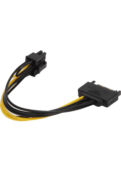 5 Adet 8pin'den 15PIN'E Adaptör Sata Konnektör Uzatma Kablosu Grafik Sabit Disk Güç Kaynağı (Yurt Dışından)
