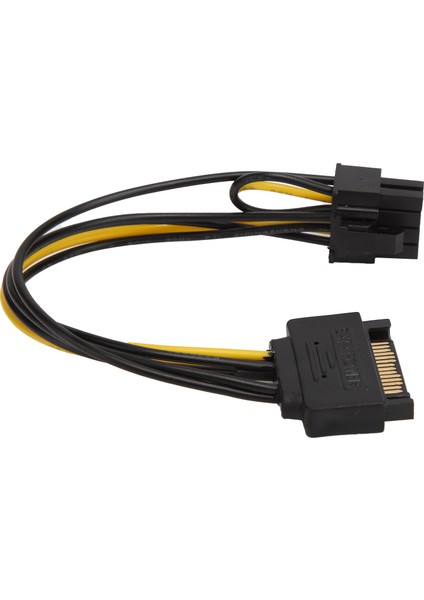 5 Adet 8pin'den 15PIN'E Adaptör Sata Konnektör Uzatma Kablosu Grafik Sabit Disk Güç Kaynağı (Yurt Dışından)
