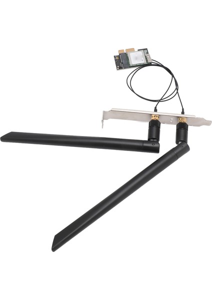 5g Ağ Kartı 2.4g 5g 867MBPS Çift Bant 802.11AC Bt4.1 Tak ve Çalıştır Pcıe Wifi Adaptör Kartı Win Sistem Bilgisayar Çıkarılabilir Anten (Yurt Dışından)