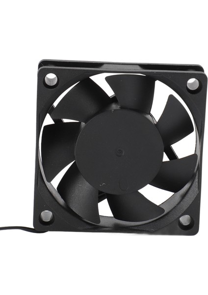60MM Bilgisayar Kasası Fanı Pbt 4 Pin Pwm Akıllı Sıcaklık Kontrolü 3000RPM Sessiz Çift Bilyalı Rulmanlı Soğutma Kasası Fanı Pc Için Siyah (Yurt Dışından)
