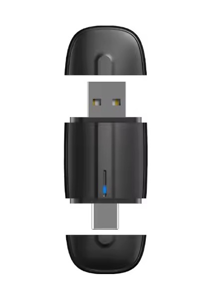 Tak Çalıştır Kablosuz Apple Carplay & Android Auto Mini USB Adaptörü Taşınabilir Bluetooth Wifi