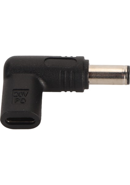 USB Type C Dişi - 6.0x3.7mm Adaptör 100W Pd Hızlı Şarj 90 Derece Açı USB C - Dc Adaptörü (Yurt Dışından)