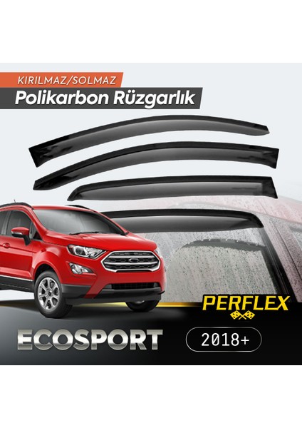 Ford Ecosport 2018+ Cam Rüzgarlığı V2 Düz