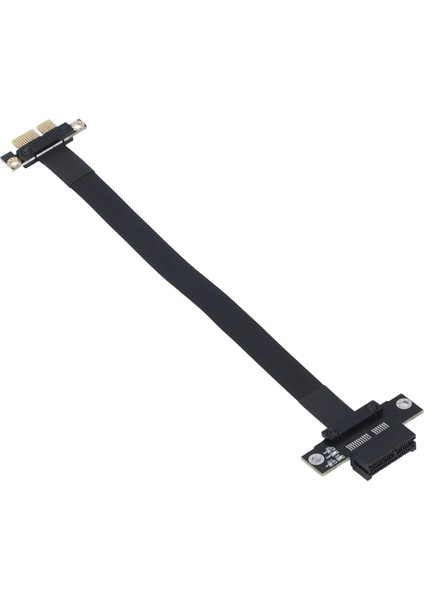 Pcıe 3.0 1x Ila 1x Uzatma Kablosu 180 Derece Esnek 8 Gbps Yüksek Hızlı Pcı Express Gen 3 1x Ila X1 Yükseltici Genişletici 20 cm (Yurt Dışından)