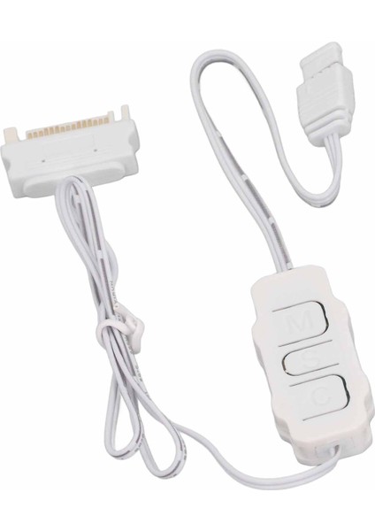 5V 3pin Argb Kontrol Cihazı Sata Güç Kaynağı Dıy Argb Fanlar Argb Işık Şeritleri Aydınlatma Panoları Beyaz Için Sata'dan Argb Kontrol Cihazına (Yurt Dışından) fırsatları