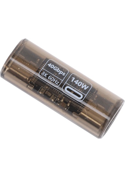 USB C Adaptörü 140W Pd3.1 Hızlı Şarj Usb4.0 Tip C Dişi-Dişi Dönüştürücü Dijital Ekranlı Dizüstü Telefon Için (Yurt Dışından)