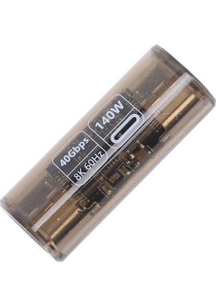 USB C Adaptörü 140W Pd3.1 Hızlı Şarj Usb4.0 Tip C Dişi-Dişi Dönüştürücü Dijital Ekranlı Dizüstü Telefon Için (Yurt Dışından)