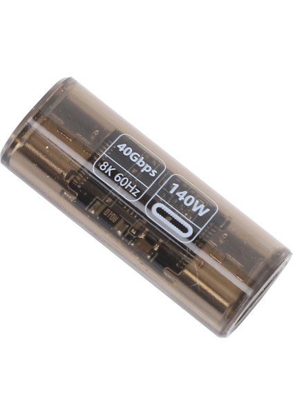 USB C Adaptörü 140W Pd3.1 Hızlı Şarj Usb4.0 Tip C Dişi-Dişi Dönüştürücü Dijital Ekranlı Dizüstü Telefon Için (Yurt Dışından)