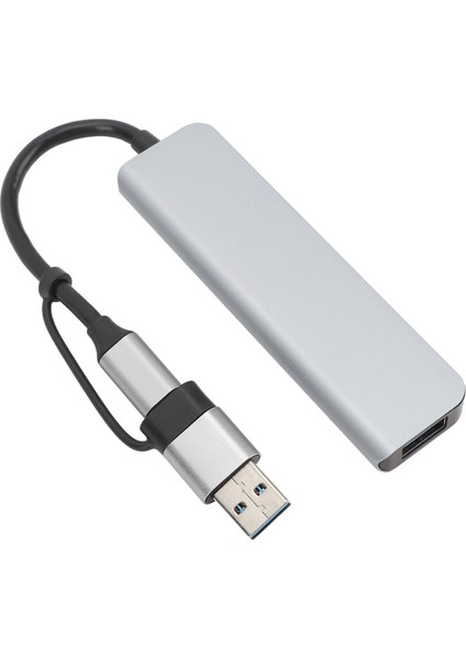 5'i 1 Arada USB Type C Hub 5gbps 3 Usb3.0 Veri Portu Hafıza Kartı Depolama Kart Okuyucu USB C Hub Adaptörü Telefon Tablet Bilgisayar Için (Yurt Dışından)