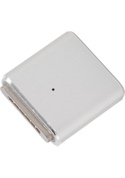 Magsafe 3 Manyetik Adaptörü Için C Tipi Profesyonel 20V 5A Pd3.1 100W Hızlı Şarj USB C Manyetik Adaptörü MacBook Air Için MacBook Pro Gümüş (Yurt Dışından)