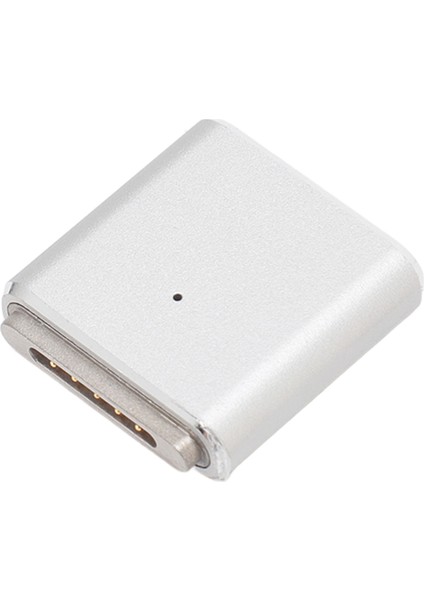 Magsafe 3 Manyetik Adaptörü Için C Tipi Profesyonel 20V 5A Pd3.1 100W Hızlı Şarj USB C Manyetik Adaptörü MacBook Air Için MacBook Pro Gümüş (Yurt Dışından)