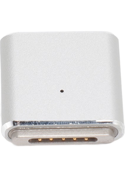 Magsafe 3 Manyetik Adaptörü Için C Tipi Profesyonel 20V 5A Pd3.1 100W Hızlı Şarj USB C Manyetik Adaptörü MacBook Air Için MacBook Pro Gümüş (Yurt Dışından)