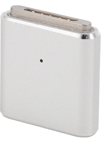 Magsafe 3 Manyetik Adaptörü Için C Tipi Profesyonel 20V 5A Pd3.1 100W Hızlı Şarj USB C Manyetik Adaptörü MacBook Air Için MacBook Pro Gümüş (Yurt Dışından)