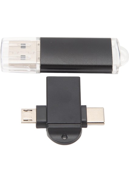 USB Bellek Depolama Çubuğu Kompakt Taşınabilir USB Flash Sürücü Usb'den Tip C'ye ve Micro USB Adaptörüne Windows 98 Için Os x 9 Siyah 32 GB (Yurt Dışından) fiyatları