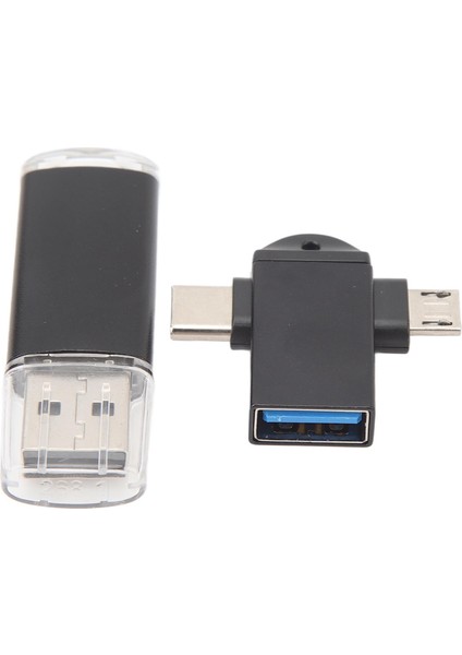 USB Bellek Depolama Çubuğu Kompakt Taşınabilir USB Flash Sürücü Usb'den Tip C'ye ve Micro USB Adaptörüne Windows 98 Için Os x 9 Siyah 32 GB (Yurt Dışından) indirimleri