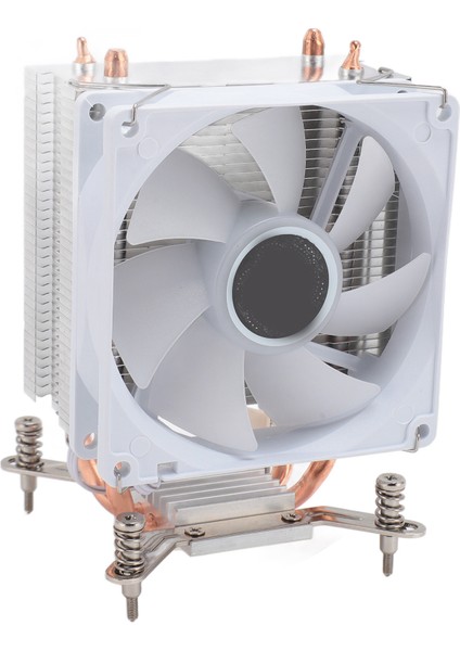 9cm Cpu Soğutucu 2 Isı Borusu Renkli Işıklar 3 Kablolu Tek Fan Bilgisayar Cpu Soğutma Fanları 775 1150 1151 1155 1156 1200 1700 (Yurt Dışından)