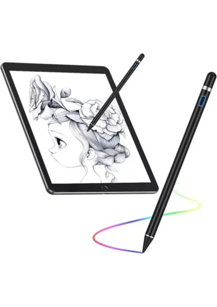 Tablet Stylus Kalem Yüksek Doğruluk Çift Uçlu Yazılabilir Evrensel Stylus Kalem Telefon Tablet Pc Siyah (Yurt Dışından) fiyatları