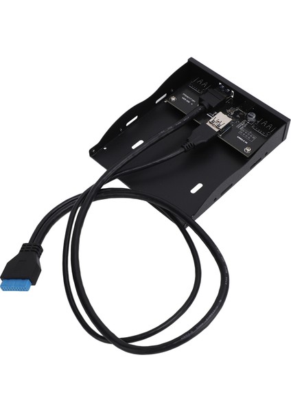 USB 3.2 Gen1 Ön Panel Hub 5gbps Yüksek Hızlı Tip C ve USB 3.0 Dişi 19 Pin Disket Sürücü Bilgisayarlar Için Ön Panel (Yurt Dışından)
