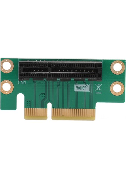 Pcı Express 4x Yükseltici Kart Profesyonel 90 Derece Adaptör Kartı Pcıe 4x Genişletme Kartı 1u 2u Küçük Bilgisayar ve Sunucu Kasası Için (Yurt Dışından)