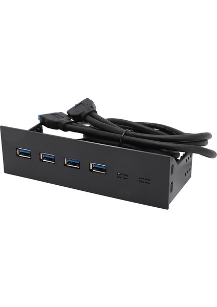 USB 3.0 Ön Panel Hub 5.25IN 4 Port 5gbps Sabit Tak ve Çalıştır Optik Sürücü Masaüstü Anakart Için Ön Panel (Yurt Dışından)