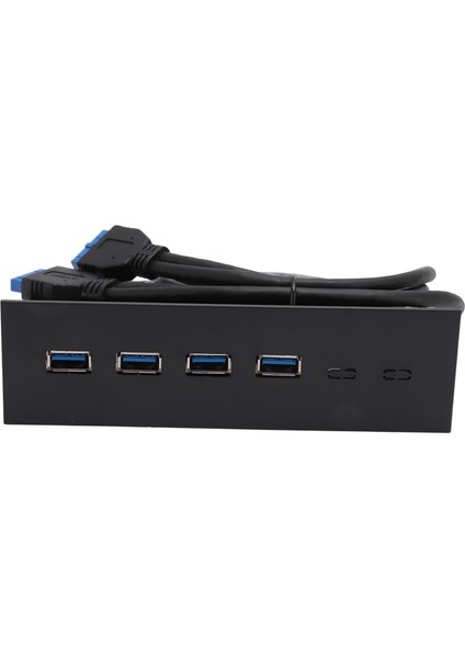 USB 3.0 Ön Panel Hub 5.25IN 4 Port 5gbps Sabit Tak ve Çalıştır Optik Sürücü Masaüstü Anakart Için Ön Panel (Yurt Dışından)
