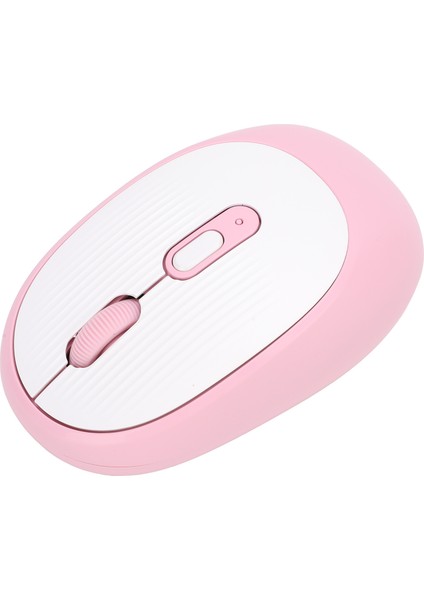 Bluetooth Kablosuz Fare Taşınabilir Sessiz Tıklama 800 1600 2400 Dpı 500MAH Pil Evrensel Dizüstü Bilgisayar Pc Bilgisayar Pembe (Yurt Dışından)