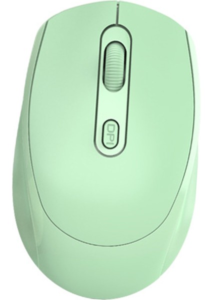 Kablosuz Fare Optik 2.4ghz Bluetooth Çift Mod USB Fare Yüksek Doğruluk 1600DPI Ergonomik Tasarım Bilgisayar Faresi Yeşil (Yurt Dışından)