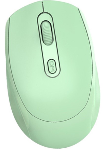 Kablosuz Fare Optik 2.4ghz Bluetooth Çift Mod USB Fare Yüksek Doğruluk 1600DPI Ergonomik Tasarım Bilgisayar Faresi Yeşil (Yurt Dışından)