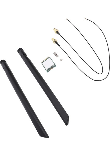 Wifi Kartı 344 T77H644 Wifi5 M.2 Arayüzü 1200MBPS Pcb Wifi Modülü Wins 7 8 10 11 Harici Antenler (Yurt Dışından) fırsatları