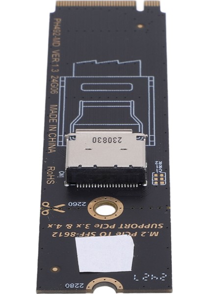 Pcıe 3.0 M.2 Mkey To Oculink SFF-8611 SFF-8612 Ana Bilgisayar Adaptör Kartı Pcıe Nvme SSD PH492-MD Için (Yurt Dışından) indirimleri
