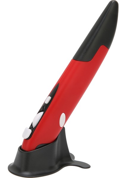 Kablosuz Optik Cep Kalem Fare Ayarı 800 1200 1600 Dpı Küçük 2.4ghz USB Kablosuz Kalem Fare Düşük Voltaj Alarmı Kırmızı (Yurt Dışından) modelleri