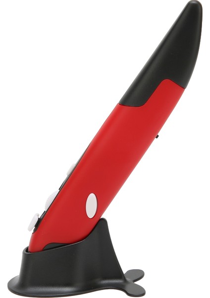 Kablosuz Optik Cep Kalem Fare Ayarı 800 1200 1600 Dpı Küçük 2.4ghz USB Kablosuz Kalem Fare Düşük Voltaj Alarmı Kırmızı (Yurt Dışından) fırsatları