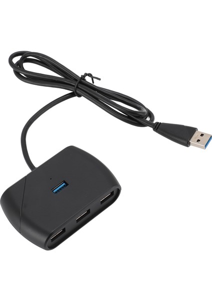 LED Göstergeli 4 Port USB 3.0 Hub Micro USB ile Güçlendirilmiş 5gbps 4 Port USB Hub Ayırıcı Uzun Veri Kablosu ile Windows ve Linux Için (Yurt Dışından)