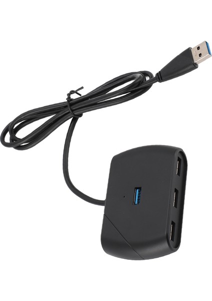LED Göstergeli 4 Port USB 3.0 Hub Micro USB ile Güçlendirilmiş 5gbps 4 Port USB Hub Ayırıcı Uzun Veri Kablosu ile Windows ve Linux Için (Yurt Dışından)