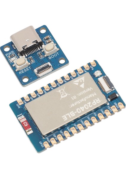 Mikrodenetleyici Geliştirme Kartı Bölünmüş USB Arayüzü Bluetooth 5.1 Çift Mod RP2040 Geliştirme Kartı Bilgisayar Için (Yurt Dışından)