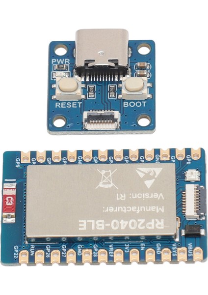 Mikrodenetleyici Geliştirme Kartı Bölünmüş USB Arayüzü Bluetooth 5.1 Çift Mod RP2040 Geliştirme Kartı Bilgisayar Için (Yurt Dışından)