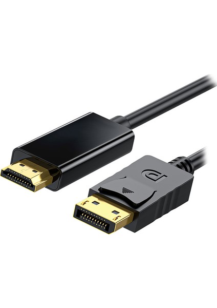 Displayport - Hd Multimedya Arayüz Kablosu Erkek - Erkek Altın Kaplama 4K 60Hz Displayport Adaptör Kablosu Aile Eğlencesi Ofis Toplantıları Için (Yurt Dışından)