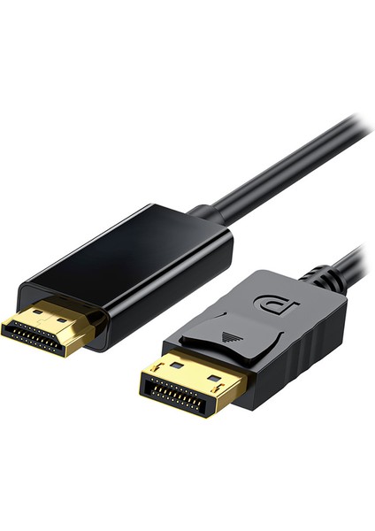 Displayport - Hd Multimedya Arayüz Kablosu Erkek - Erkek Altın Kaplama 4K 60Hz Displayport Adaptör Kablosu Aile Eğlencesi Ofis Toplantıları Için (Yurt Dışından)