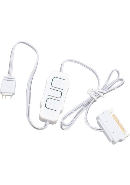 Argb Kontrol Cihazı Profesyonel 5V 3 Pin Sata Güç Kaynağı Argb Işık Şeridi Uzaktan Kumanda Pc Fanlar Soğutucular Dıy Argb Cihazları Beyaz (Yurt Dışından) modelleri