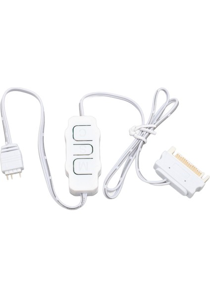 Argb Kontrol Cihazı Profesyonel 5V 3 Pin Sata Güç Kaynağı Argb Işık Şeridi Uzaktan Kumanda Pc Fanlar Soğutucular Dıy Argb Cihazları Beyaz (Yurt Dışından) fırsatları