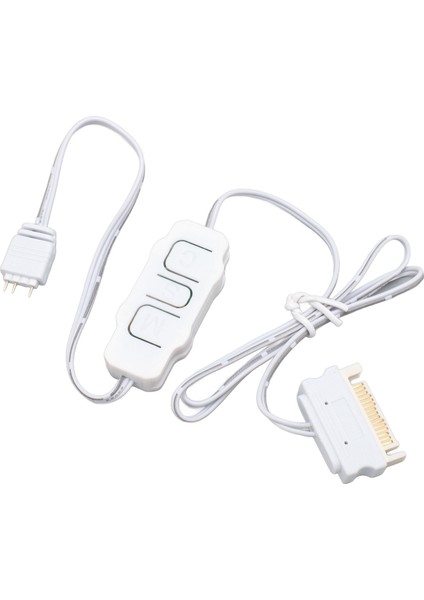 Argb Kontrol Cihazı Profesyonel 5V 3 Pin Sata Güç Kaynağı Argb Işık Şeridi Uzaktan Kumanda Pc Fanlar Soğutucular Dıy Argb Cihazları Beyaz (Yurt Dışından) indirimleri