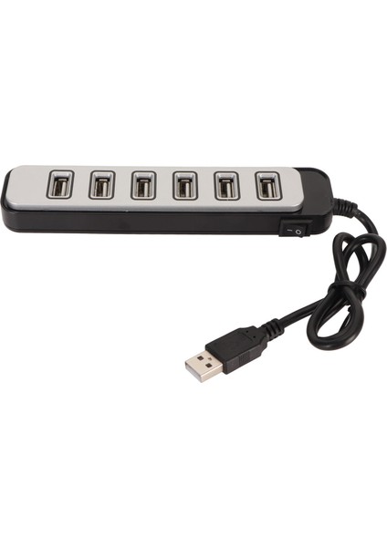 7 Port USB Hub Ayırıcı Yüksek Hızlı Iletim Taşınabilir USB Hub Dizüstü Bilgisayar Eğlence Çalışma (Yurt Dışından)