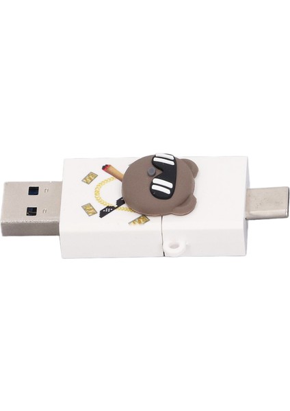 USB Flash Sürücü Sevimli Karikatür U Disk Taşınabilir Usb3.0 Flash Disk Telefon Dizüstü Bilgisayar Hoparlör 64GB‑3.0 (Yurt Dışından)