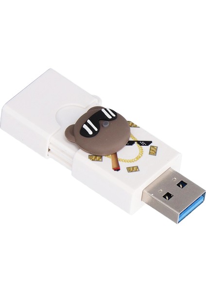 USB Flash Sürücü Sevimli Karikatür U Disk Taşınabilir Usb3.0 Flash Disk Telefon Dizüstü Bilgisayar Hoparlör 64GB‑3.0 (Yurt Dışından)